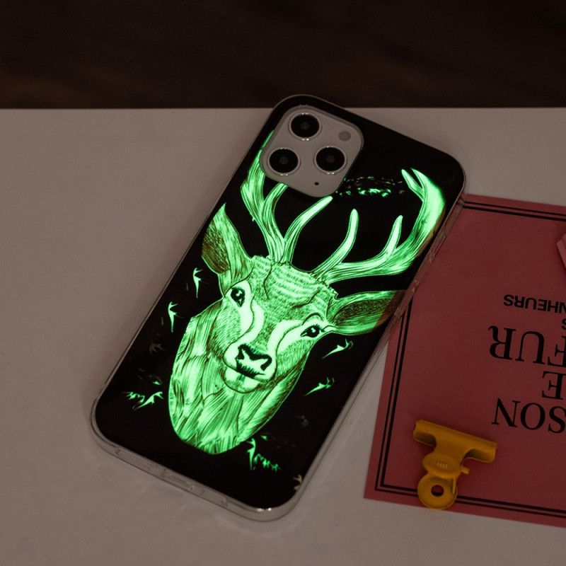 Deksel iPhone 12 Pro Max Majestetisk Fluorescerende Hjort