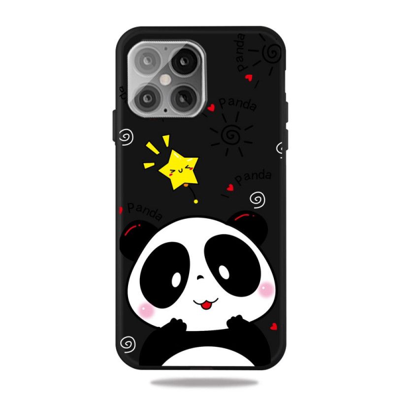 Deksel iPhone 12 Pro Max Pandastjerne Anti-fall