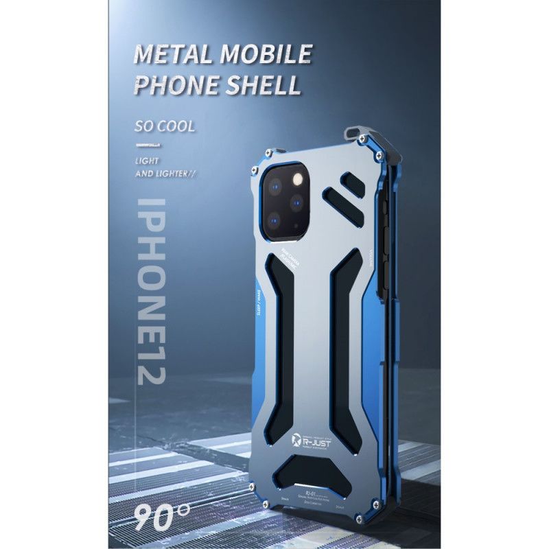 Deksel iPhone 12 Pro Max Svart Aluminiumslegering Anti-fall