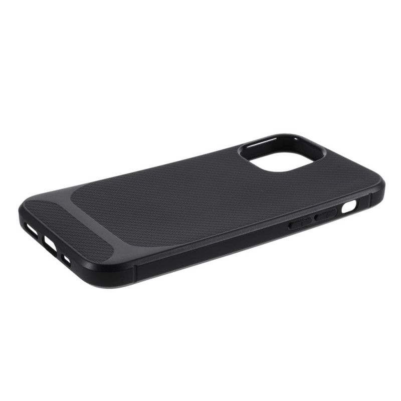 Deksel iPhone 12 Pro Max Svart Farge Karbonfiber