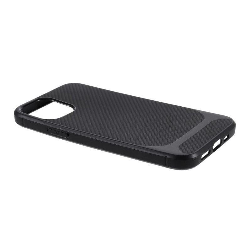 Deksel iPhone 12 Pro Max Svart Farge Karbonfiber