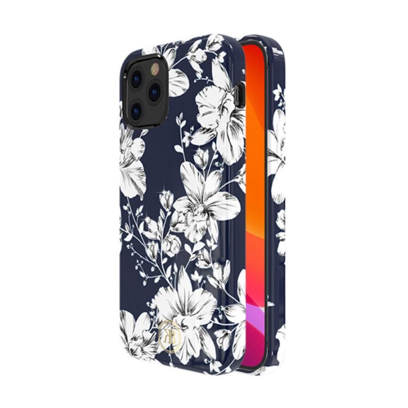 Deksel iPhone 12 Pro Max Svart Kingxbar Blomster