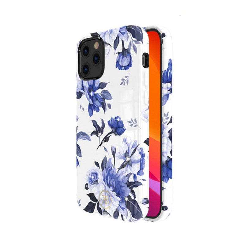 Deksel iPhone 12 Pro Max Svart Kingxbar Blomster