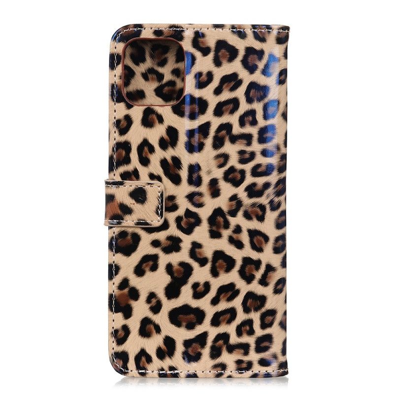 Folio Deksel for iPhone 12 Pro Max Leopard