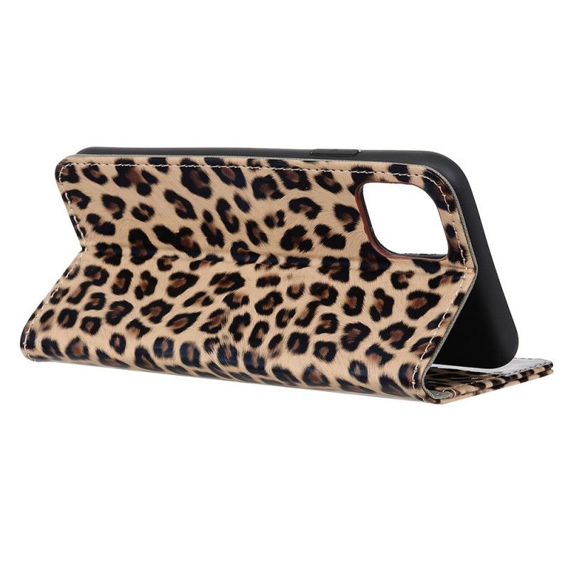 Folio Deksel for iPhone 12 Pro Max Leopard