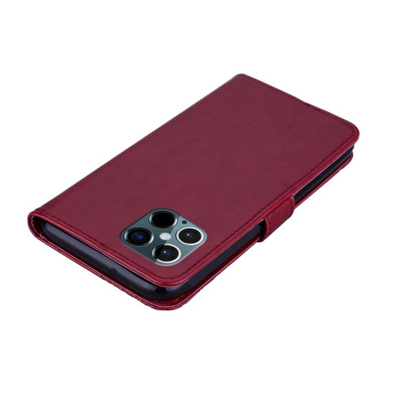 Folio Deksel for iPhone 12 Pro Max Magenta Uglemandala Og Sjarm