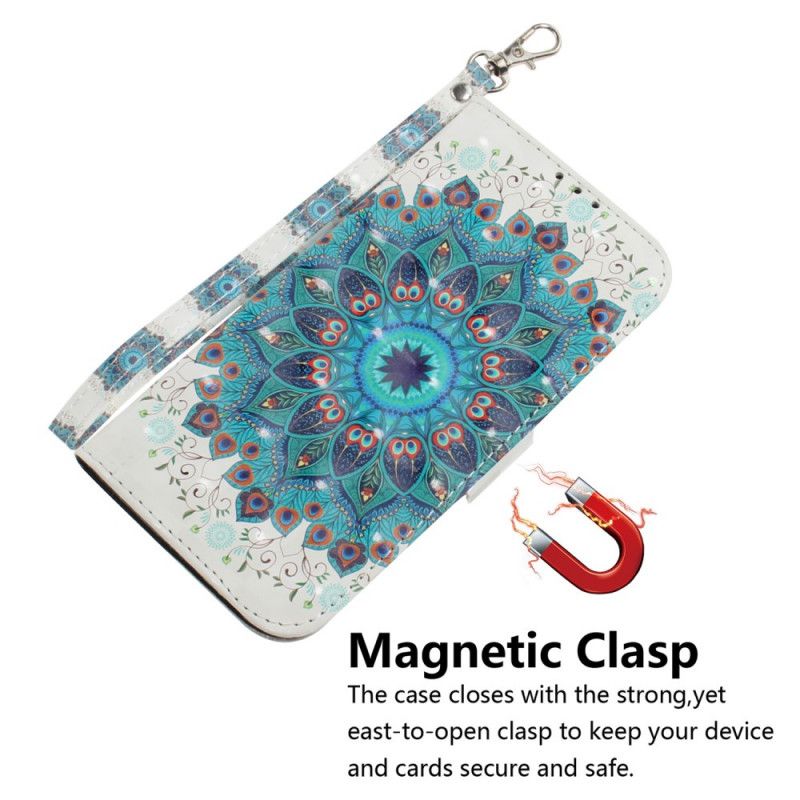 Folio Deksel for iPhone 12 Pro Max Mesterlig Mandala Med Tanga