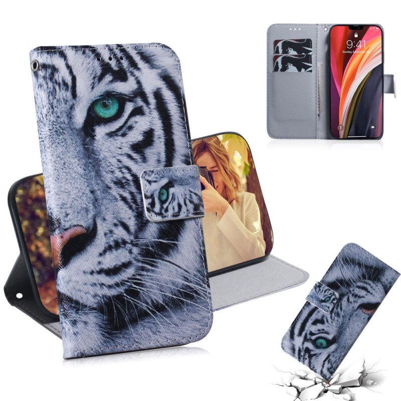 Folio Deksel for iPhone 12 Pro Max Tigeransikt