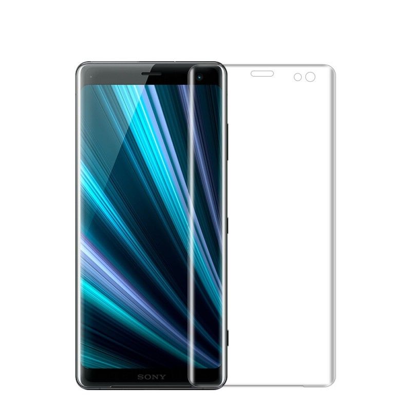 Buet Herdet Glassbeskyttelse Sony Xperia XZ3 Svart Mofi