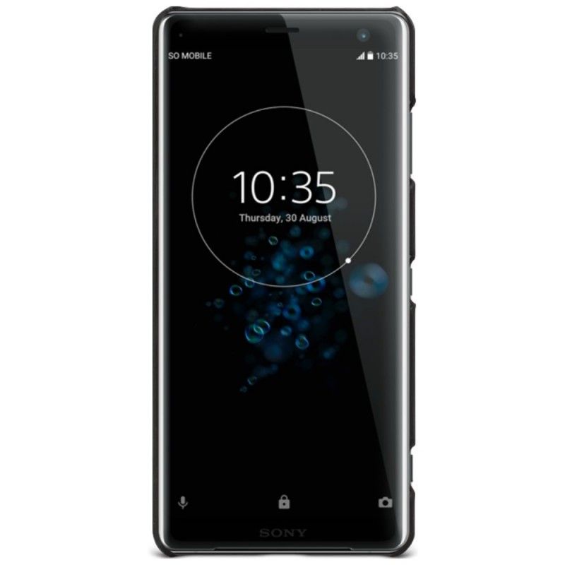 Deksel Sony Xperia XZ3 Svart Skinneffekt I Imak Ruiyi-Serien