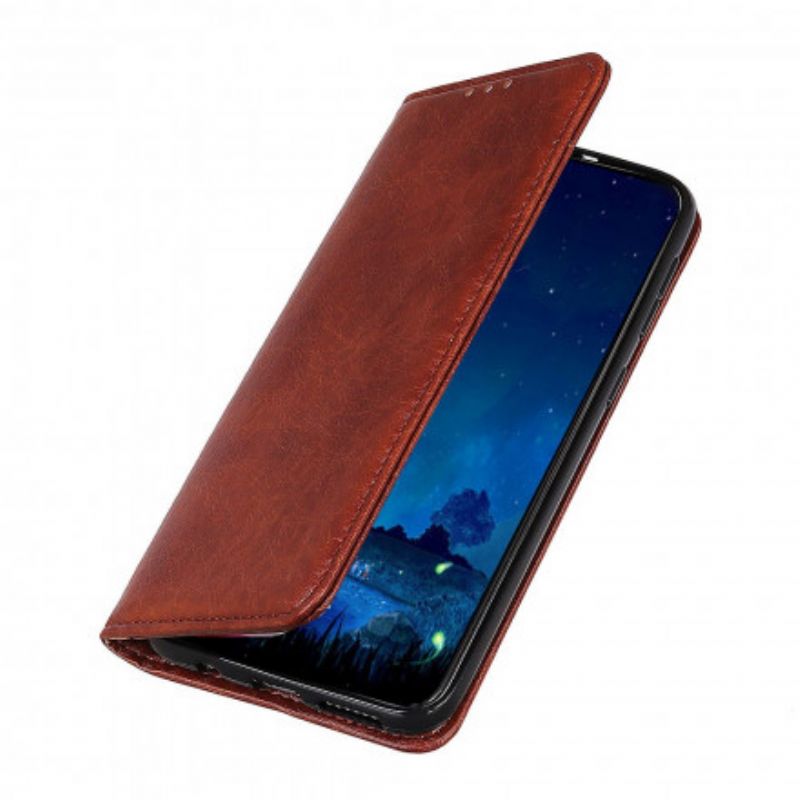 Folio Deksel Oppo A54 5g / A74 5g Split Leather Texture