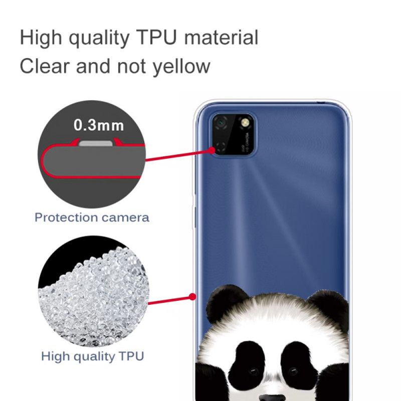 Deksel Huawei Y5p Gjennomsiktig Panda