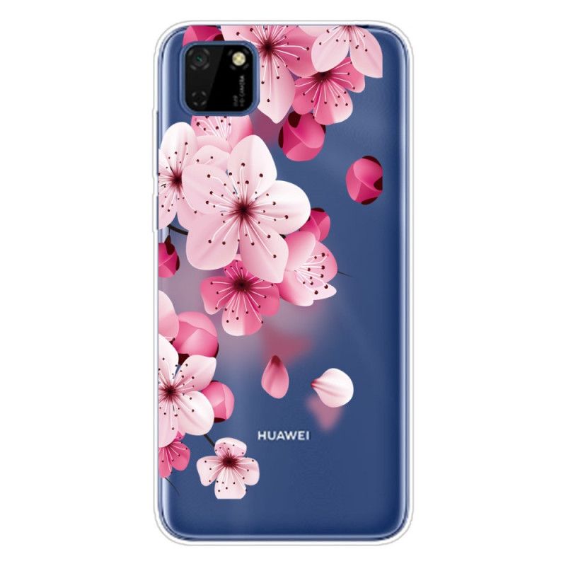 Deksel Huawei Y5p Mobildeksel Premium Blomster
