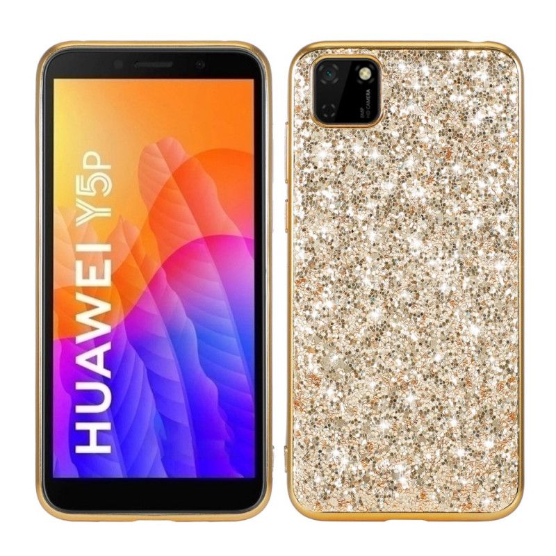 Deksel Huawei Y5p Svart Jeg Er Glitter