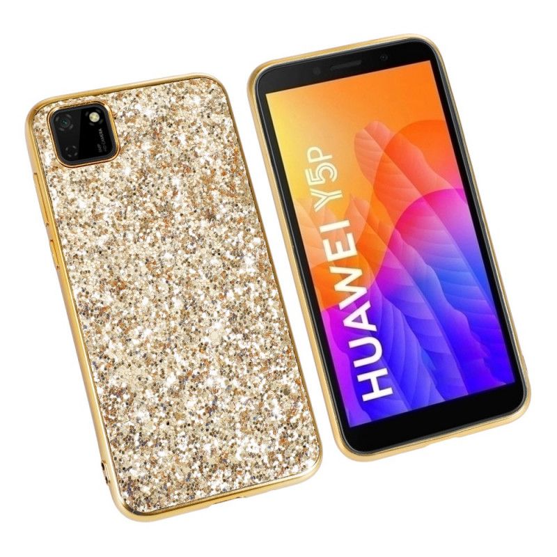 Deksel Huawei Y5p Svart Jeg Er Glitter