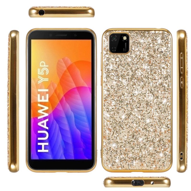 Deksel Huawei Y5p Svart Jeg Er Glitter