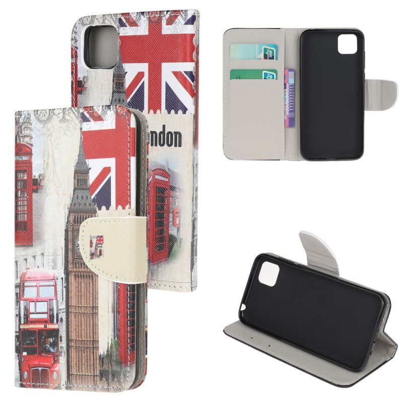 Folio Deksel for Huawei Y5p Liv I London