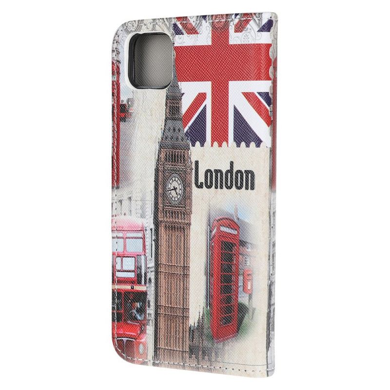 Folio Deksel for Huawei Y5p Liv I London