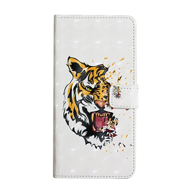 Folio Deksel for Huawei Y5p Magisk Grusom Tiger