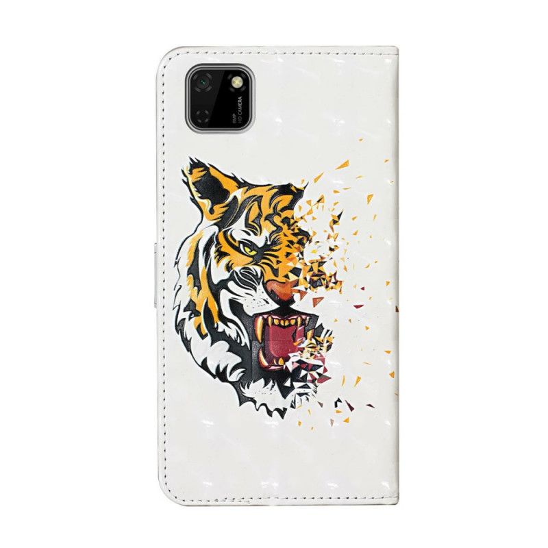 Folio Deksel for Huawei Y5p Magisk Grusom Tiger