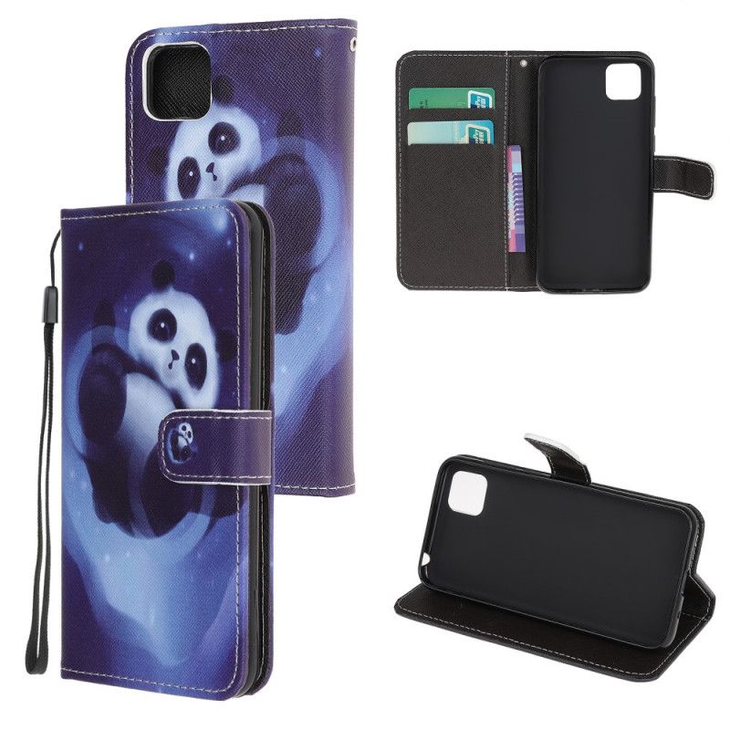 Folio Deksel for Huawei Y5p Pandarom Med Tanga