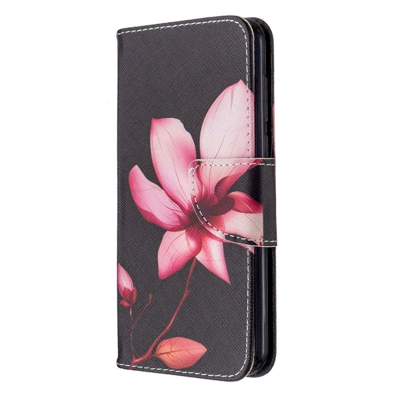 Folio Deksel Huawei Y5p Rosa Blomst