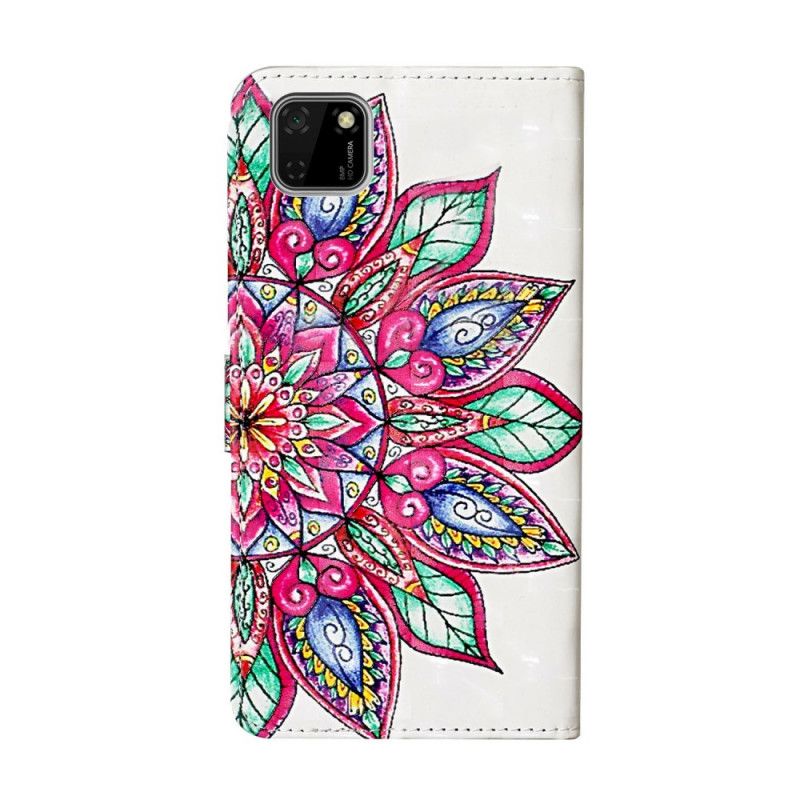 Folio Deksel Huawei Y5p Tegnet Mandala