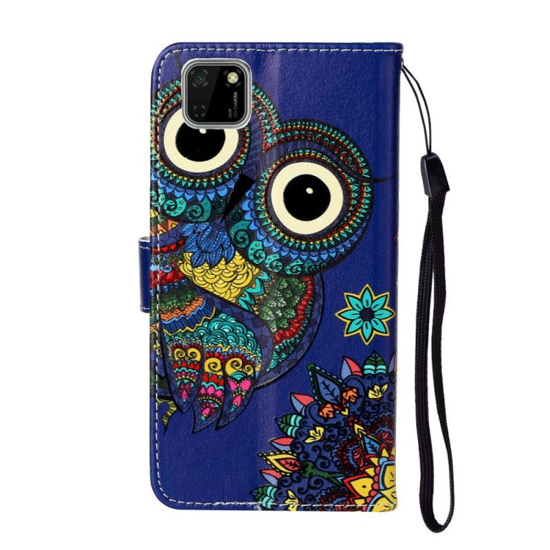 Folio Deksel Huawei Y5p Ugle I Mandala Anti-fall