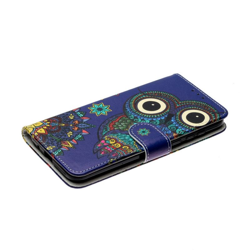 Folio Deksel Huawei Y5p Ugle I Mandala Anti-fall