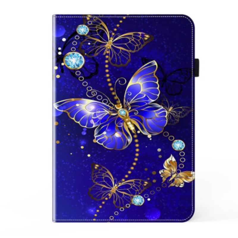 Etui Samsung Galaxy Tab S9 Fe Diamantsommerfugler