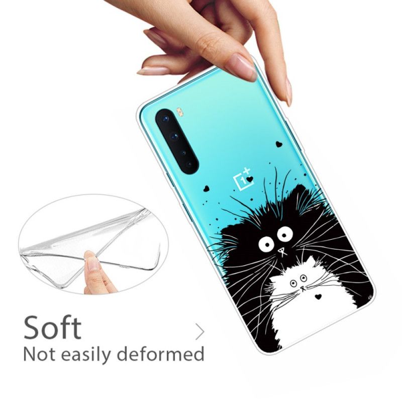 Deksel for OnePlus Nord Svart Se På Kattene