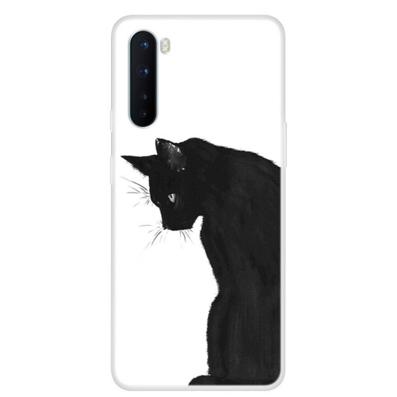 Deksel OnePlus Nord Ettertenksom Svart Katt