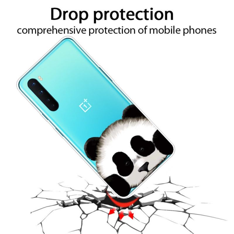 Deksel OnePlus Nord Mobildeksel Gjennomsiktig Panda