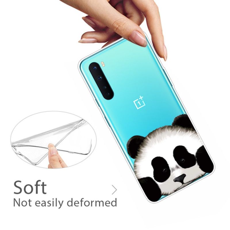 Deksel OnePlus Nord Mobildeksel Gjennomsiktig Panda