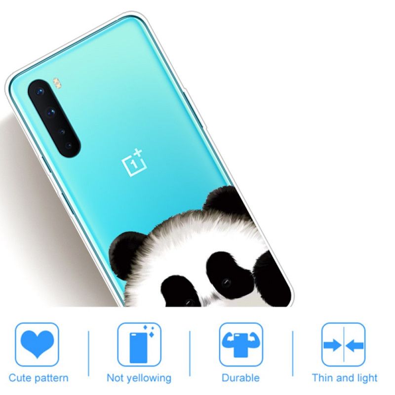 Deksel OnePlus Nord Mobildeksel Gjennomsiktig Panda