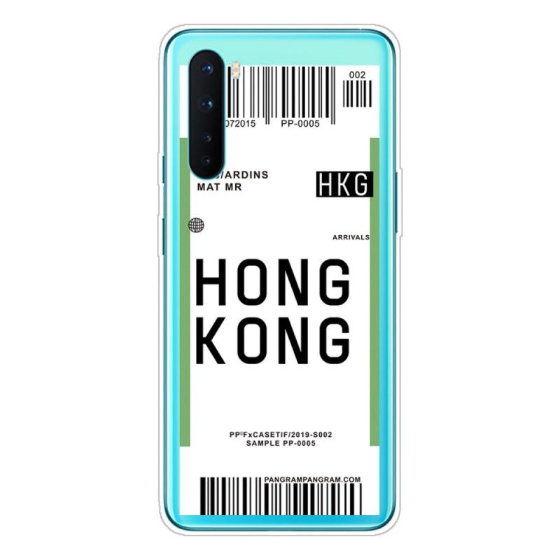 Deksel OnePlus Nord Ombordstigningskort Til Hong Kong