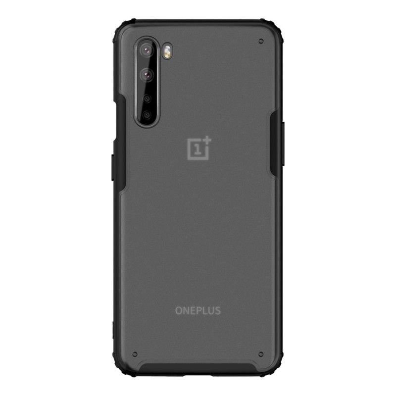 Deksel OnePlus Nord Svart Amor Og Mattekanter Anti-fall