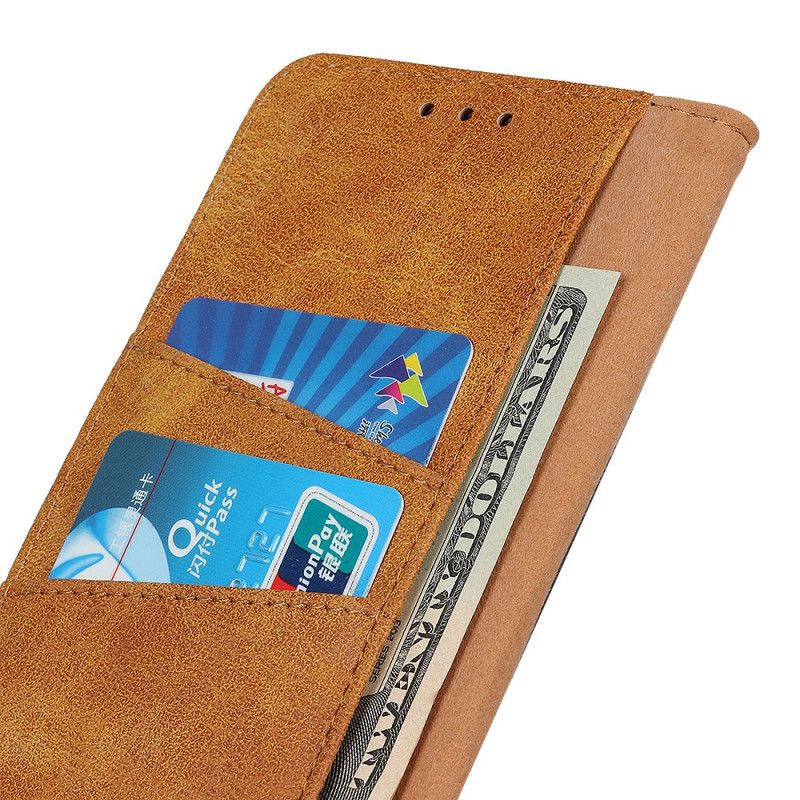 Folio Deksel for OnePlus Nord Svart Vintage Delt Skinn