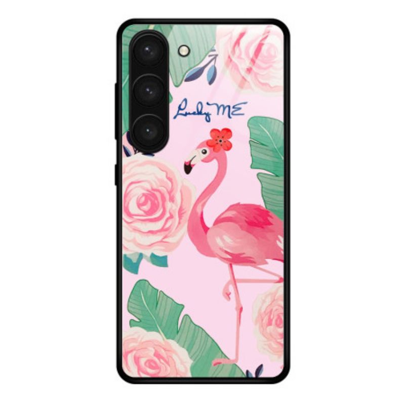 Deksel Til Samsung Galaxy S24 Plus 5g Flamingo Herdet Glass