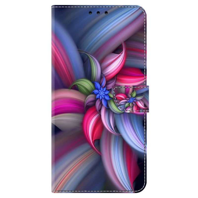 Folio Deksel Til Samsung Galaxy S24 Plus 5g Fargerike Blomster