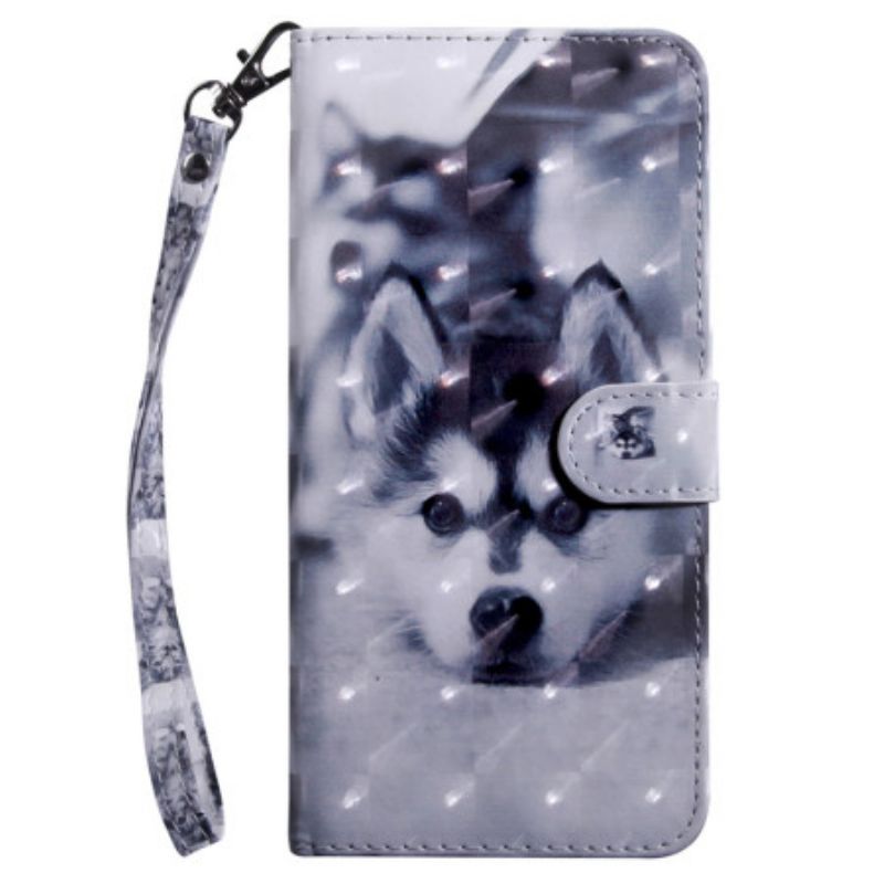 Folio Deksel Til Samsung Galaxy S24 Plus 5g Husky Med Stropp