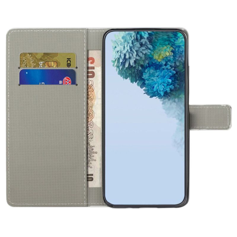 Folio Deksel Til Samsung Galaxy S24 Plus 5g Vintage Engelsk Flagg