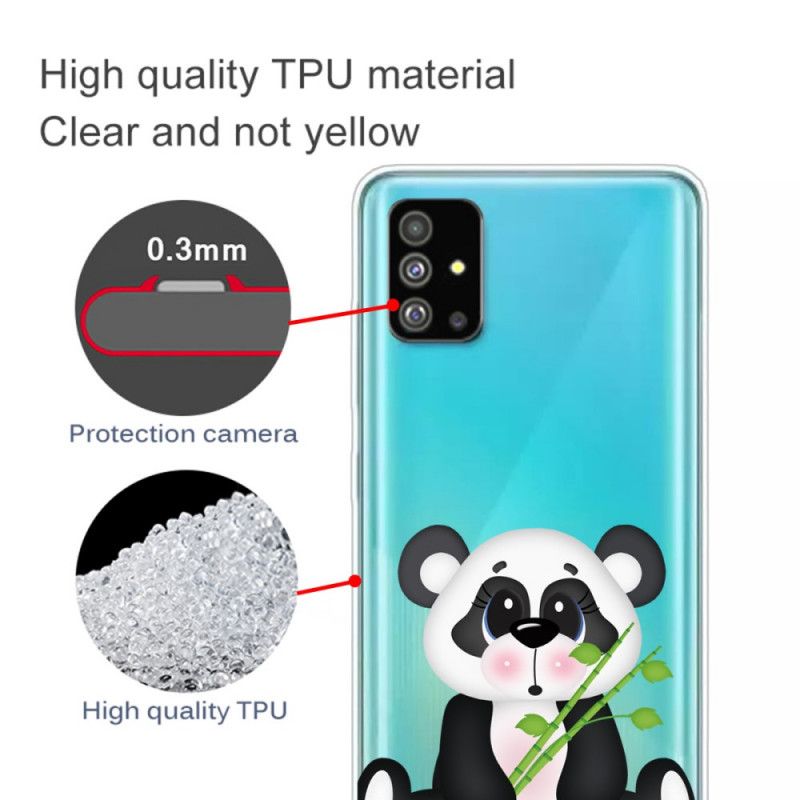 Deksel Samsung Galaxy S20 Gjennomsiktig Trist Panda