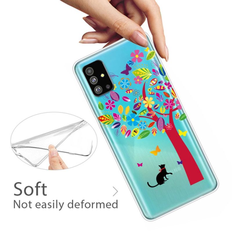 Deksel Samsung Galaxy S20 Katt Under Treet Anti-fall