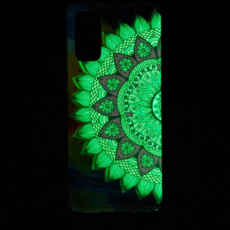 Deksel Samsung Galaxy S20 Mobildeksel Fluorescerende Mandala