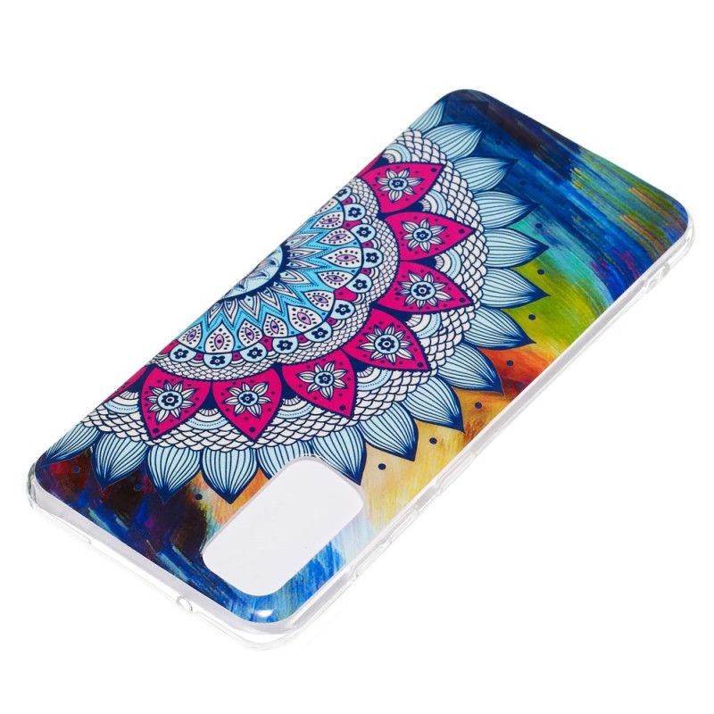 Deksel Samsung Galaxy S20 Mobildeksel Fluorescerende Mandala