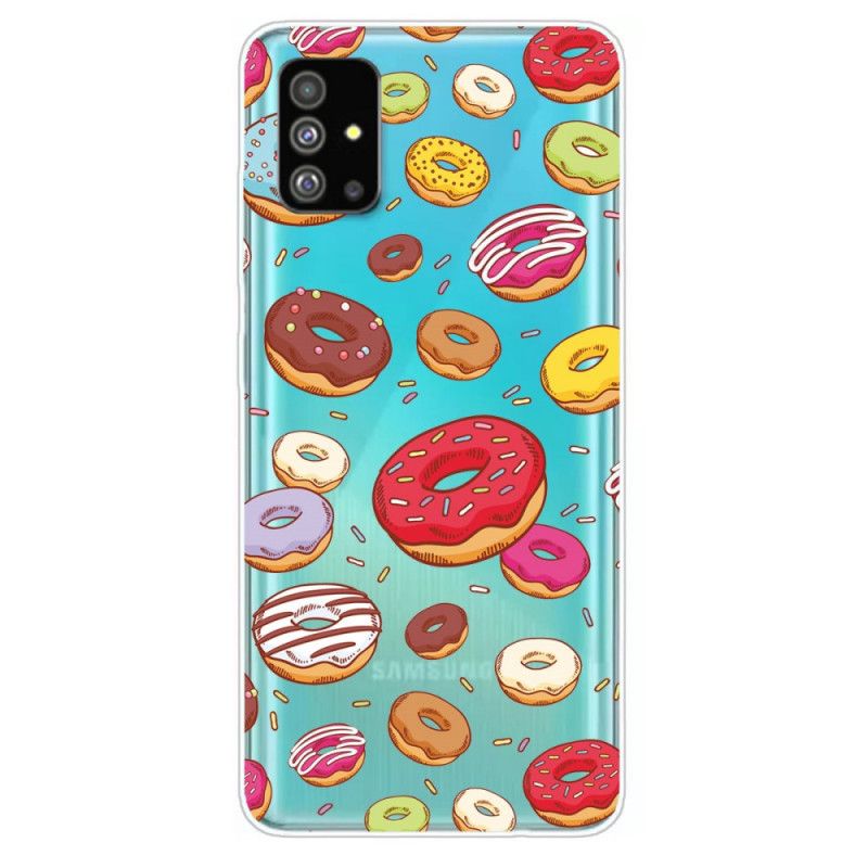 Deksel Samsung Galaxy S20 Mobildeksel Kjærlighetsdoughnuts