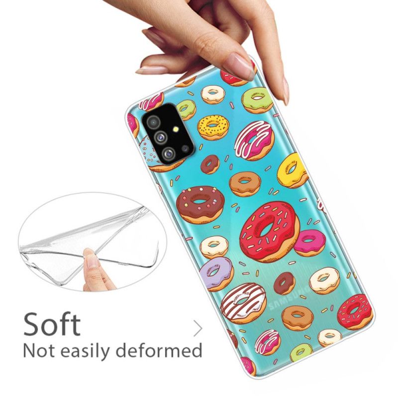 Deksel Samsung Galaxy S20 Mobildeksel Kjærlighetsdoughnuts