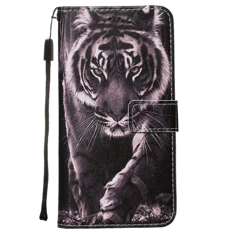 Folio Deksel for Samsung Galaxy S20 Natt Tiger