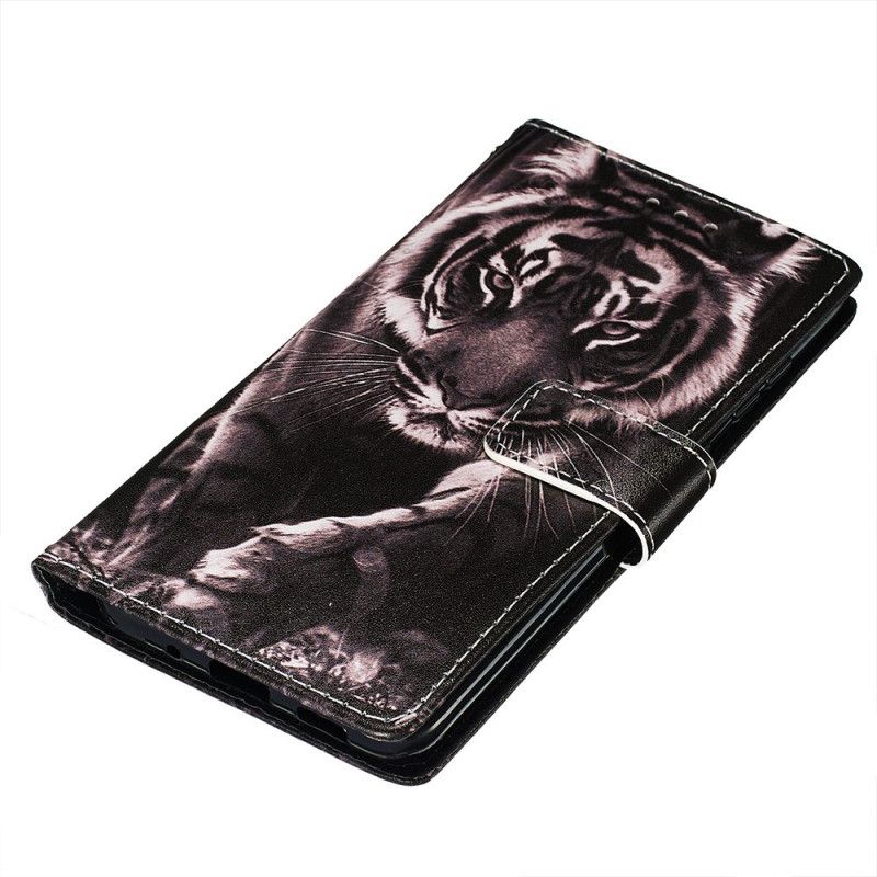 Folio Deksel for Samsung Galaxy S20 Natt Tiger